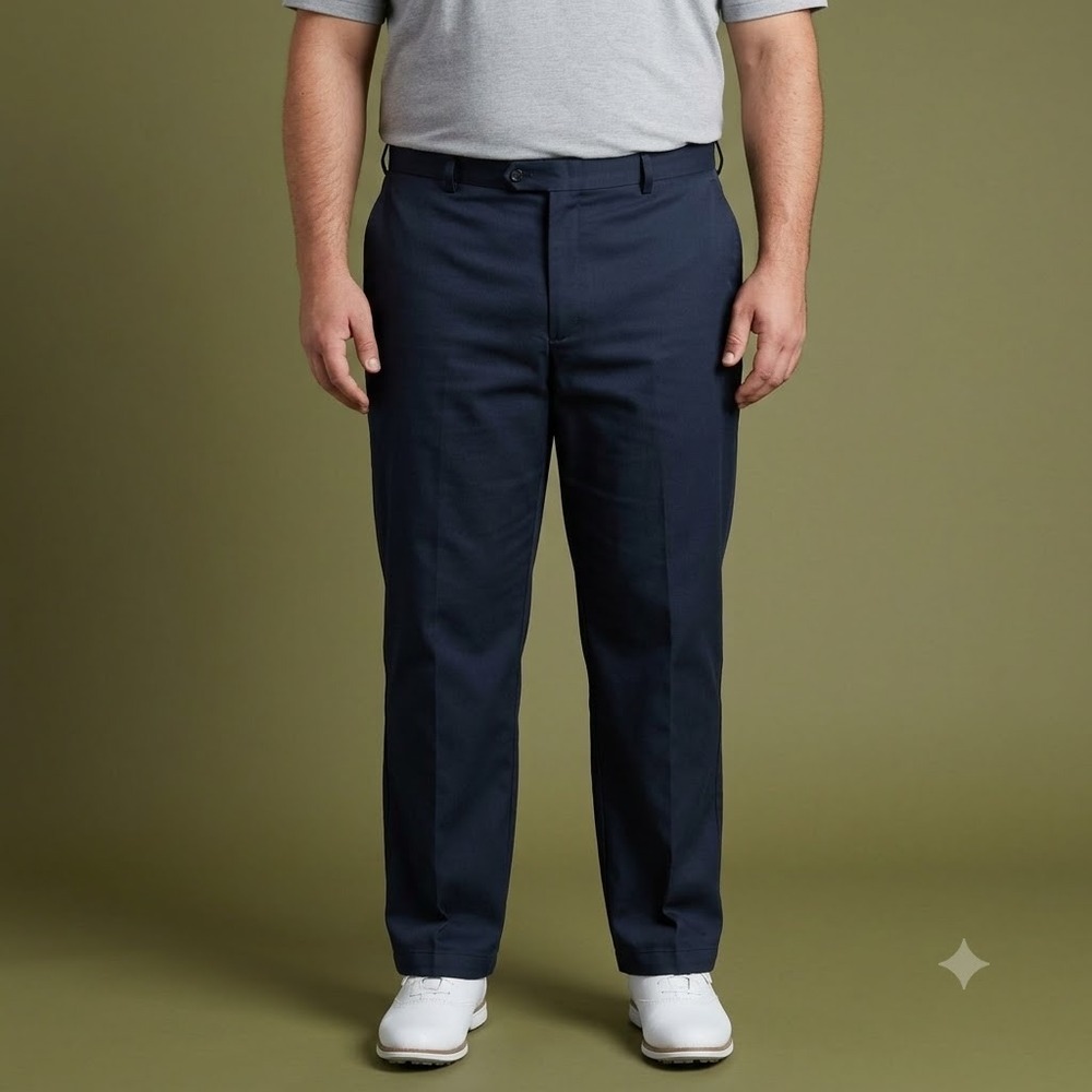 IZOD Golf Classic‎ Fit Pants Mens 44x30 Blue Performance